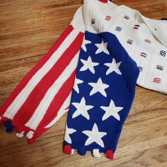 Design Options Ameriana Sweater, Vintage,crochet - Picture 9 of 16